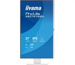 27" Iiyama ProLite XB2797QSU-W1 biały / Monitor / IPS / QHD / 75 Hz / 1 ms / obrotowy / głośnik