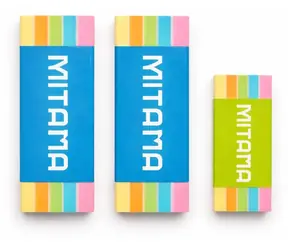 Mitama Rainbow / Guma / materiał ekologiczny / 2+1 szt.
