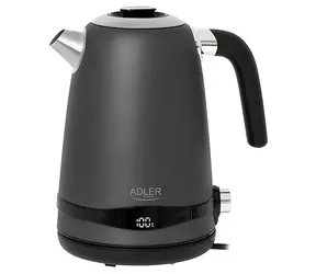 Adler AD 1295 szary / Czajnik elektryczny / 2200 W / 1,7 l / temperatura 40-100 °C