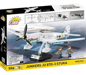 Cobi 5768 Junkers Ju 87D-3 Stuka / Zestaw konstrukcyjny / 556 klocków / 2 figurki / od 9 lat