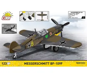 Cobi 5873 Messerschmitt Bf 109F / Zestaw / 1:48 / 123 elementy / od 6 lat