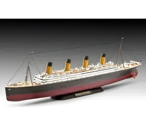 Zestaw prezentowy Revell RMS Titanic / Model plastikowy / 1:700 i 1:1200 / 172 elementy / od 12 lat