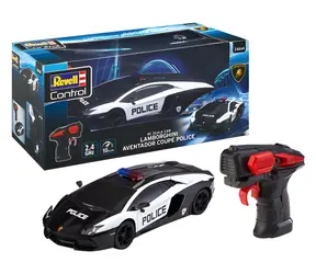 Revell 24664 Lamborghini Aventador Police / samochód zdalnie sterowany / 1:24 / 10 km/h / 2.4 GHz / wiek: 8+