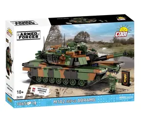 Cobi 2633 Armed Forces M1A2 SEPv3 Abrams Wojsko Polskie / Zestaw konstrukcyjny / 1:35 / 1065 elementów / od 10 lat