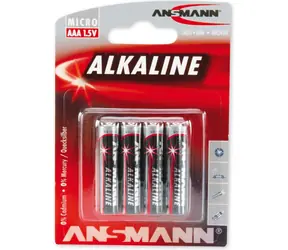Ansmann Red / bateria alkaliczna AAA / 1,5 V / 4 szt. / blister