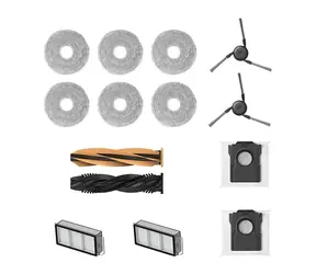 Zestaw akcesoriów Dreame L50s Pro Ultra / Zestaw akcesoriów do robota odkurzającego / 1x szczotka / 2x szczotki boczne