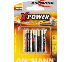 Ansmann X-Power / Bateria / AAA / alkaliczna / 1,5 V / 4 szt.