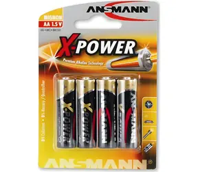Ansmann X-Power / Baterie AA jednorazowe / 4 szt. / Blister