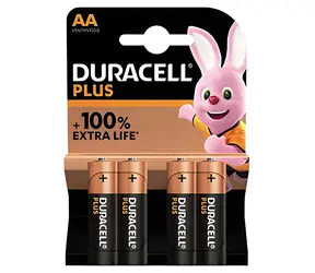 Duracell AA / Bateria / alkaliczna / 4 szt.