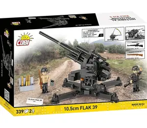 Cobi 3142 Działo przeciwlotnicze 10,5 cm Flak 39 / Zestaw plastikowy / 1:35 / 339 elementów / od 9 lat