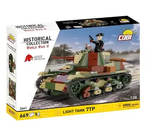 Cobi 2661 Polski czołg lekki 7TP / Zestaw / 1:28 / 669 elementów / od 8 lat