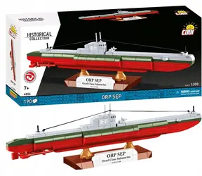 Cobi 4856 Okręt podwodny ORP Sęp / Zestaw / 190 kostek / 1:300 / od 7 lat