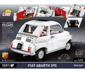 Cobi 24354 Fiat 500 Abarth / Zestaw konstrukcyjny / 1091 elementów / 1:12 / od 9 lat