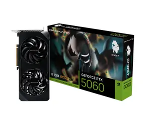Gainward GeForce RTX 5060 Ghost 8GB OC / Karta graficzna / 8GB GDDR7 / 128-bit / 1x HDMI + 3x DP / 550W