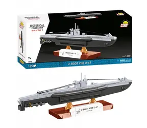 Cobi 4858 Okręt podwodny U-47 typu VIIB (II WŚ) / 165 kostek / 1:300 / od 7 lat