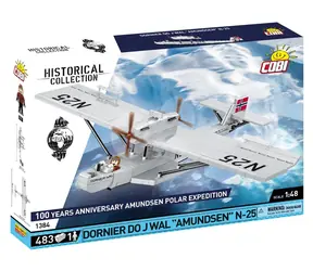 Cobi 1384 Dornier Do J Wal "Amundsen" / Zestaw konstrukcyjny / 483 elementy / 2 figurki / 1:48 / od 7 lat