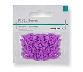 DEEPCOOL Pixel fioletowy / Dekoracyjny piksel do obudowy PC / 100 szt.
