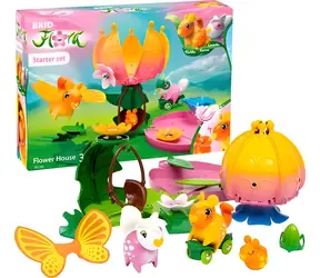 Zestaw startowy Brio Flora Domek z kwiatami / Zestaw do gry / od 36 miesięcy / figurki magnetyczne