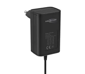 Ansmann APS 300 czarny / Zasilacz uniwersalny / 100-240 V / 0,6 A / 7 złączy