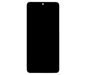 Do Samsung LCD + dotyk + przednia obudowa Galaxy A41 czarny / Część zamienna / SM-A415