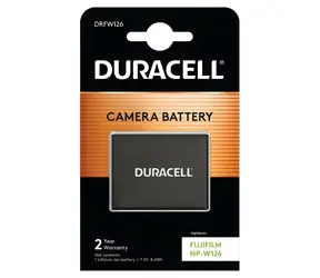 Duracell DRFW126 czarny / Akumulator do aparatu / Li- ION / 1140mAh / do Fujifilm NP-W126