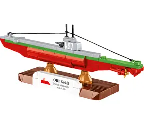 Cobi 4863 ORP Sokół Submarine II WW / Zestaw / 1:300 / 142 kostki / od 7 lat