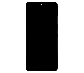 Do Samsung Galaxy S21 Ultra SM-G998 Phantom Black / Wyświetlacz zamienny / OLED / Czytnik linii papilarnych / Z ekranem dotykowym i etui