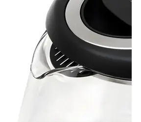 Czajnik szklany Mesko MS 1307 czarny / Instant cooking glass kettle / 1500W / 1,8 l