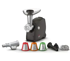 TEFAL NE477838 czarny / Maszynka do mielenia mięsa / 2000 W / 2,3 kg na minutę / 9 w 1
