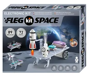 Boffin Fleg Space / Zestaw elektroniczny / 89 projektów / 72 elementy / od 8 lat