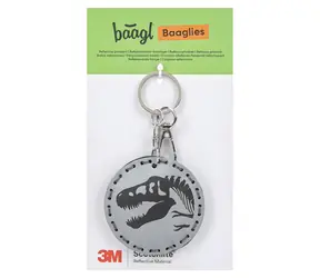 BAAGL Odblaskowy wisiorek w kształcie Dino / Wisiorek / odblaskowy / akcesorium bezpieczeństwa