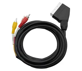 Amiko / Kabel połączeniowy / 3× RCA - SCART / 2 m