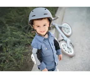 Kask KikkaBoo czarny / Kask dziecięcy / 46-56 cm / wiek 2-12 lat