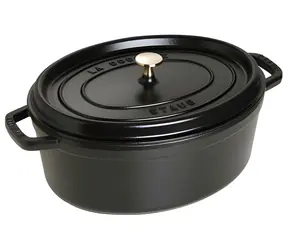 Staub Oval Roaster 40509-322-0 czarny / Roaster / 33 cm / 6,7 l