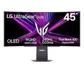 44,5" LG 45GX900A-B czarny / Monitor / OLED / 3440x1440 / 21:9 / 240Hz / 275 cd/m2 / 2x HDMI+DP / Repro