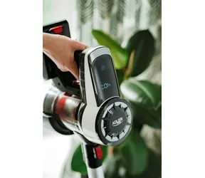 Odkurzacz pionowy Adler AD 7048 srebrny, czarny, biały / 2 w 1 bezprzewodowy / 200 W / 0,8 l / 2000 mAh / bezworkowy / HEPA / 18000 Pa