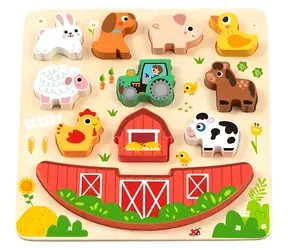Puzzle równoważące Farma 2 w 1 firmy 2Kids Toys / od 18 miesięcy / 12 elementów