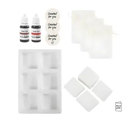 Zestaw kreatywny Creativ Company Soap Making Square / 9 mydeł / 3 techniki