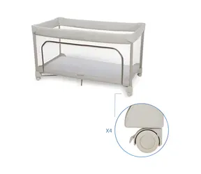 Maxi-Cosi Merlin Elegance Beige / Łóżeczko turystyczne / 120×60 cm / Flash-Fold / od urodzenia do 4 lat