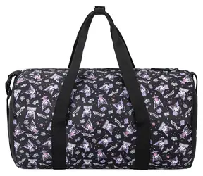 BAAGL Hoop Kuromi black / Torba sportowa składana / 42 × 21 × 25 cm / 22 l / GRS