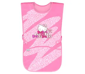 BAAGL Hello Kitty Sweet Leopard GRS / Fartuch dziecięcy / 2 kieszenie / materiał nadający się do prania