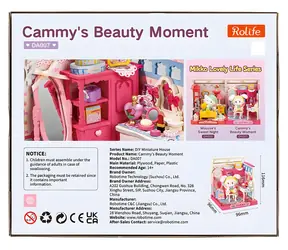 Puzzle 3D Robotime Moment piękna Cammy / Domek w miniaturze / 100 elementów / od 14 lat