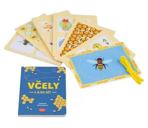 W podróży - Pszczoły i ich świat / Zestaw gier edukacyjnych / książka + 20 kart