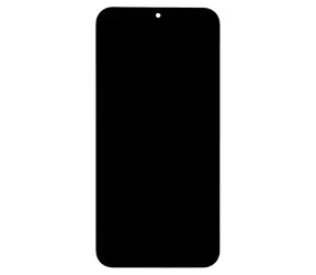 Zamienny wyświetlacz LCD + dotyk + przednia obudowa do Samsung Galaxy A15 4G/5G (A155/A156) czarny / TFT