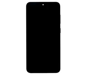 Do wyświetlacza LCD Samsung + dotyk + przednia obudowa czarna / Zestaw zamienny LCD / Samsung Galaxy S24+ S926B
