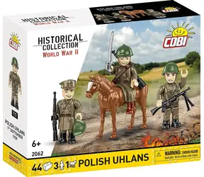 Cobi Polscy Ułani / Zestaw konstrukcyjny / 44 elementy / Kolekcja historyczna / od 6 lat