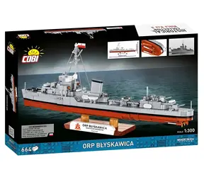 Cobi 4865 ORP Błyskawica / Zestaw konstrukcyjny / 1:300 / 664 kostki / od 9 lat