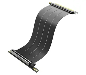 Akasa Riser Black X3 Mark V czarny / Riser cable / PCIe 5.0 x16 / 300 mm