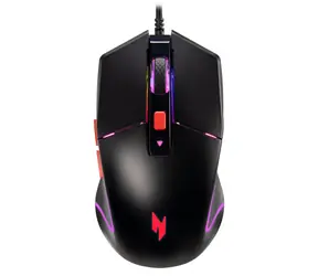 Acer Nitro NMW100 czarna / Mysz gamingowa / 7200 DPI / 7 przycisków / RGB / USB-A
