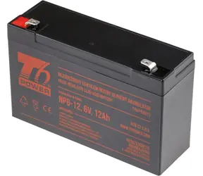 T6 Power NP6-12 / Akumulator VRLA / 6 V / 12 Ah / Faston 6,3 mm